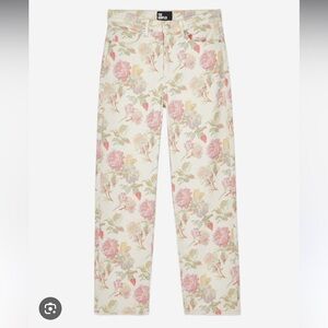 The Kooples- Ankle Jeans - Floral Jeans